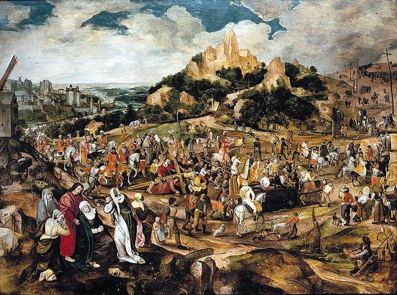 Pieter Balten Christ on the Road to Calvary Germany oil painting art